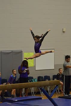 Compulsory team gymnast